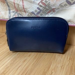 Furla Royal Blue Mini Leather Satchel